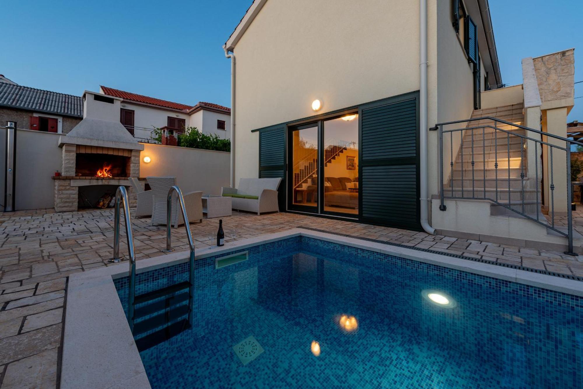 Villa Ivo Zadarvillas Vinjerac Exteriör bild
