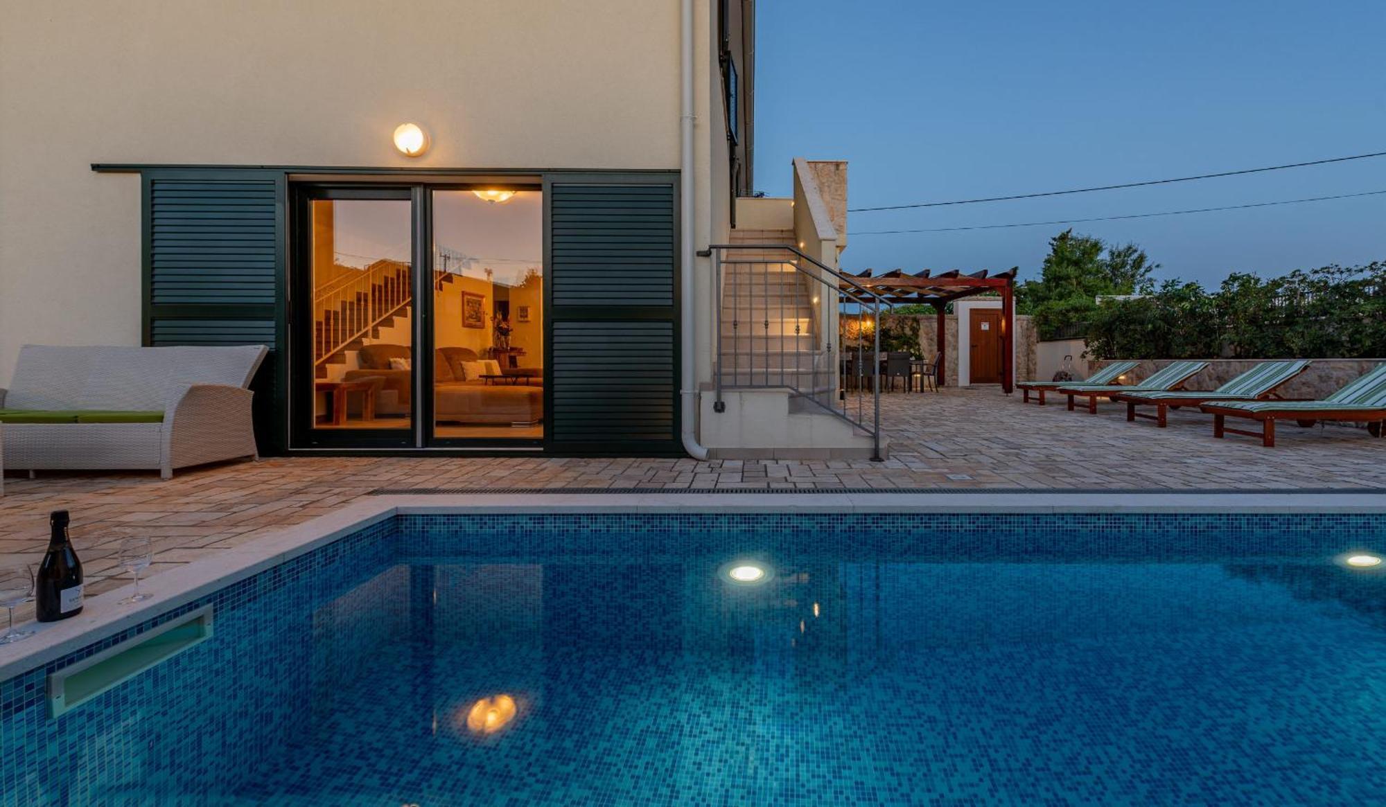 Villa Ivo Zadarvillas Vinjerac Exteriör bild