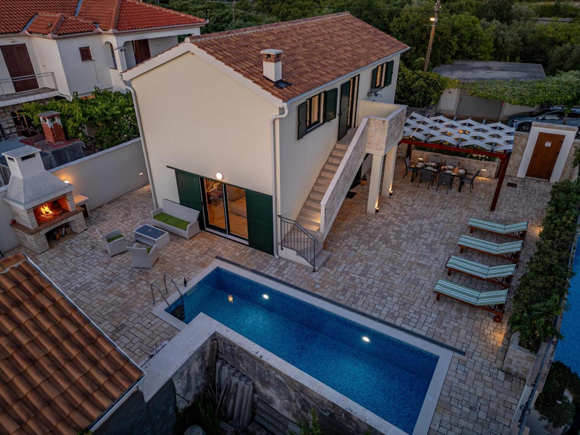 Villa Ivo Zadarvillas Vinjerac Exteriör bild