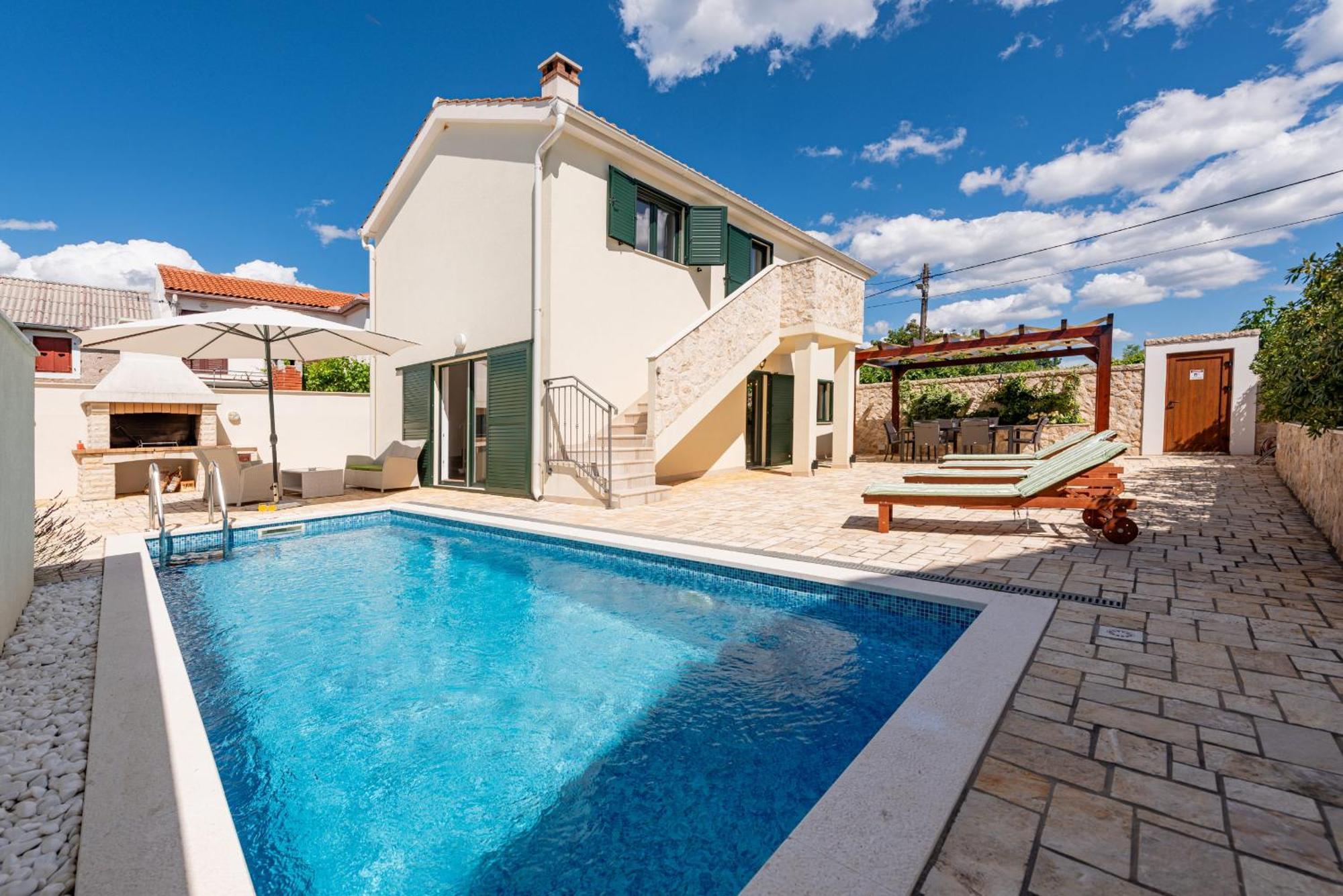 Villa Ivo Zadarvillas Vinjerac Exteriör bild